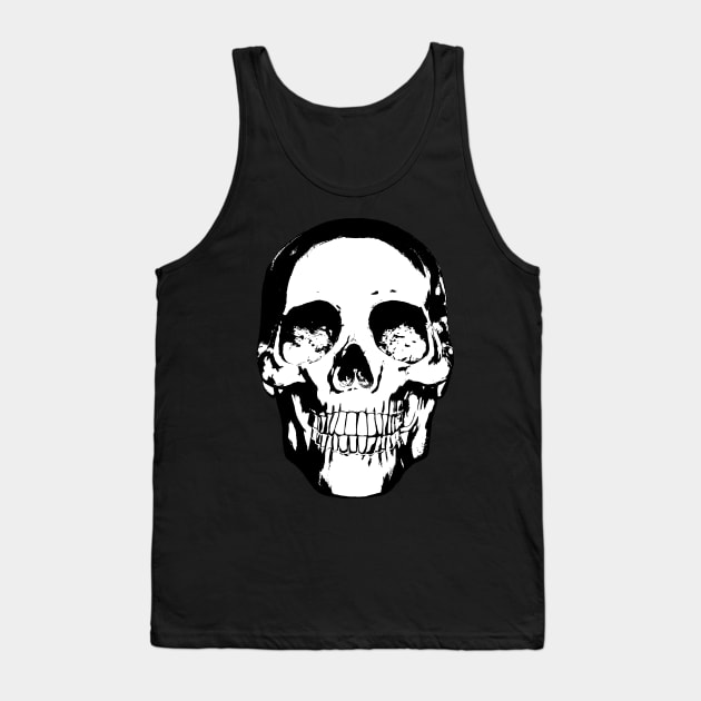 Ghost Rider Skeleton, Ghost Rider Skull Tank Top by Vladimir Zevenckih